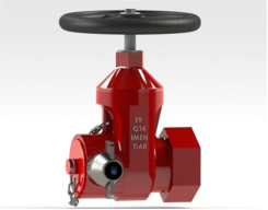 گیت ولو / شیر کشویی/ Gate valve / مدل: TR-GT4 